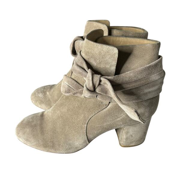 Rag & Bone Dalia Suede Bootie Natural Size 7.5 - Picture 3 of 5